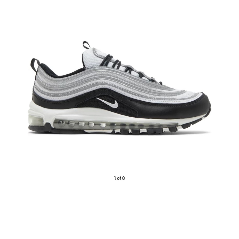 Nike AirMax 97 `Black Metallic Silver’